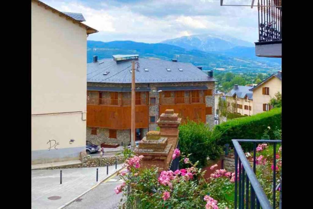 Puigcerda Centro. Acogedor Apartament En El Pueblo Bagian luar foto